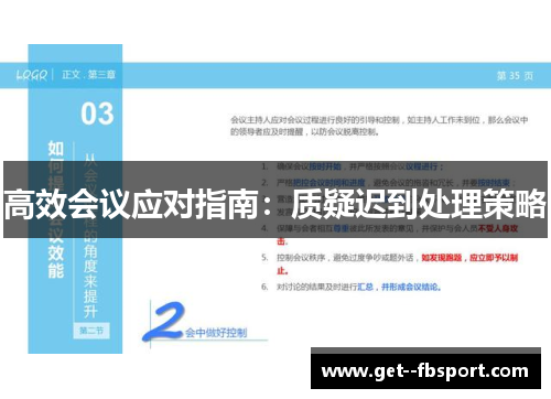 高效会议应对指南：质疑迟到处理策略