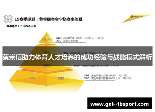 蔡崇信助力体育人才培养的成功经验与战略模式解析